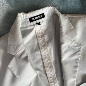 Express light blue Blazer with Navy Lining